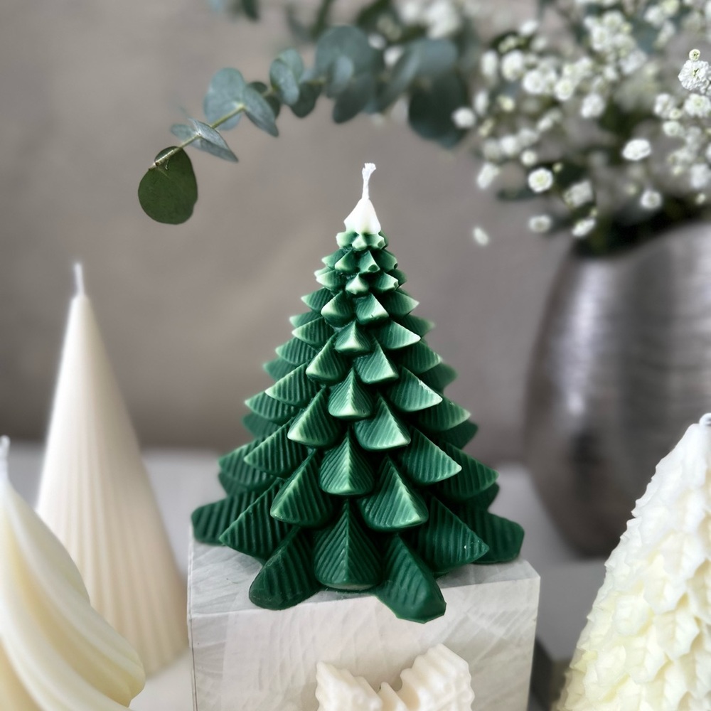 Gift Sculptural candle Christmas tree candle Scented candle